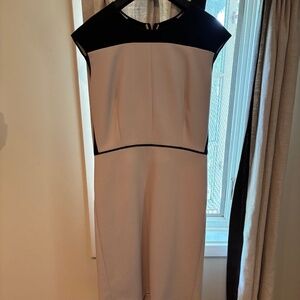 Narciso Rodriguez Dress -- Size 46 Black & Cream Ready to wear collection